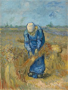 De schovenbindster (naar Millet) - s0172V1962 - Van Gogh Museum