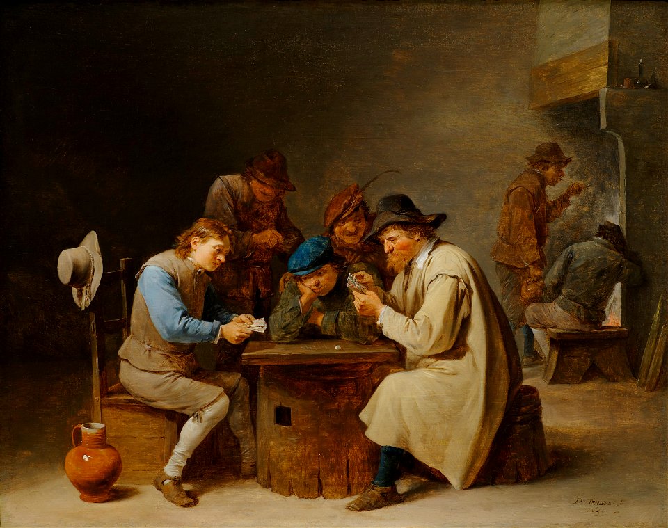 David Teniers II - The Card Players - 1955.874 - Clark Art Institute
