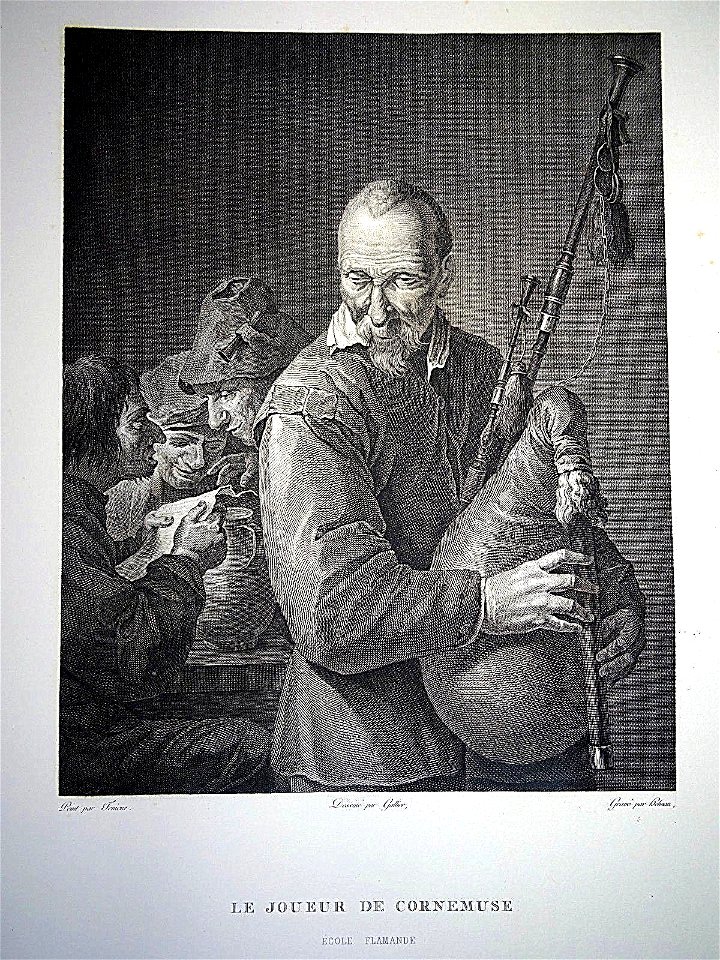 David TENIERS le Jeune - Le joueur de cornemuse 01