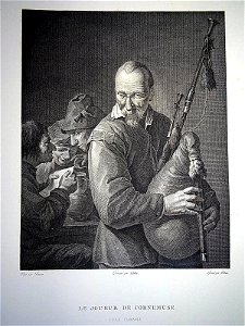 David TENIERS le Jeune - Le joueur de cornemuse 01