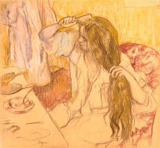 Degas - Woman at Her Toilet, circa 1889
