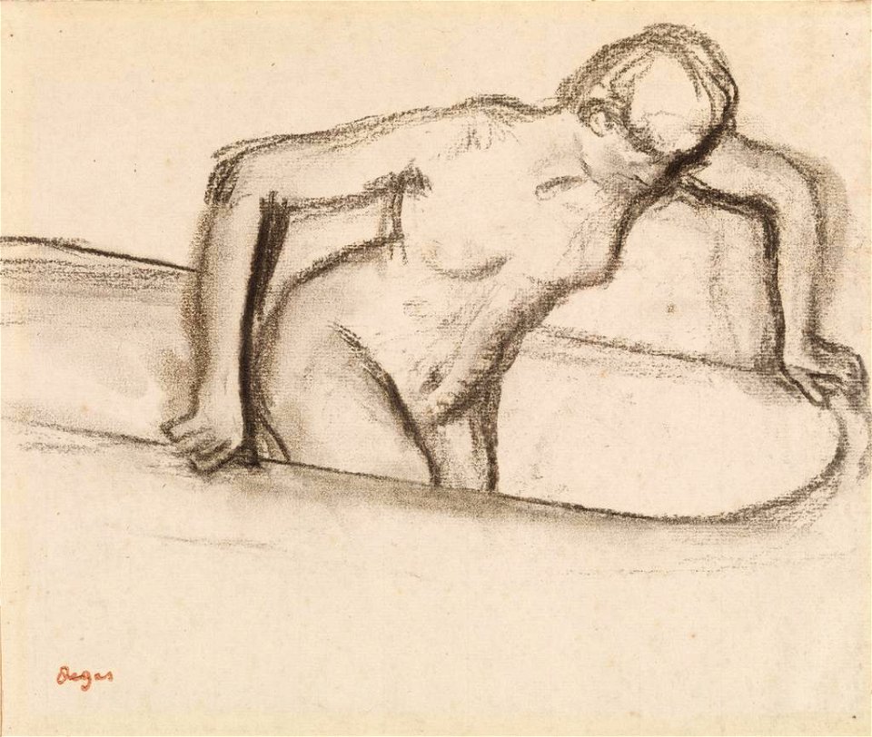 Degas - Woman in Tub, BF638