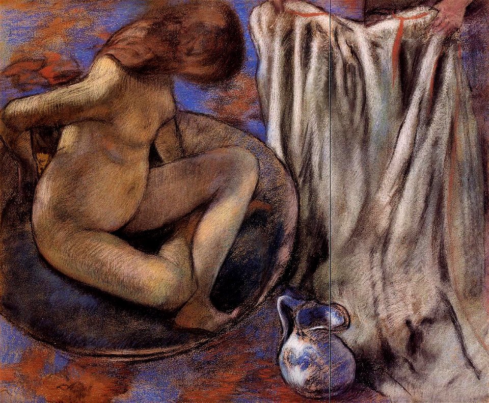 Degas - Woman in the Tub, 1884