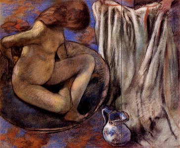 Degas - Woman in the Tub, 1884