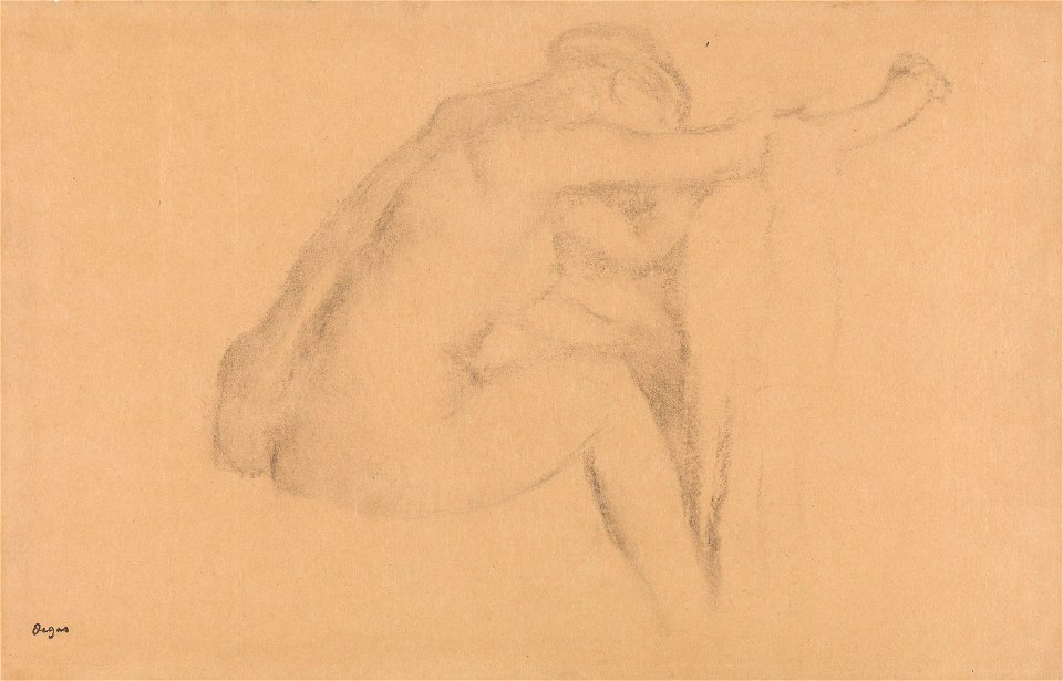 Degas - Female Nude Seated, NG.K&H.B.17214