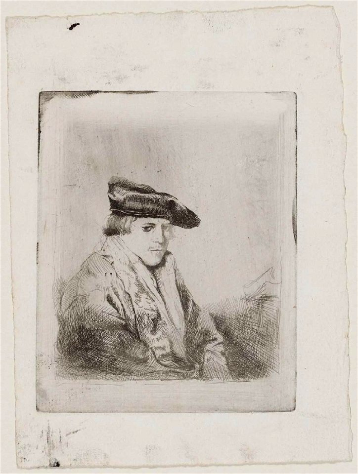 Degas - Young Man, Seated, in a Velvet Beret, 1979.288
