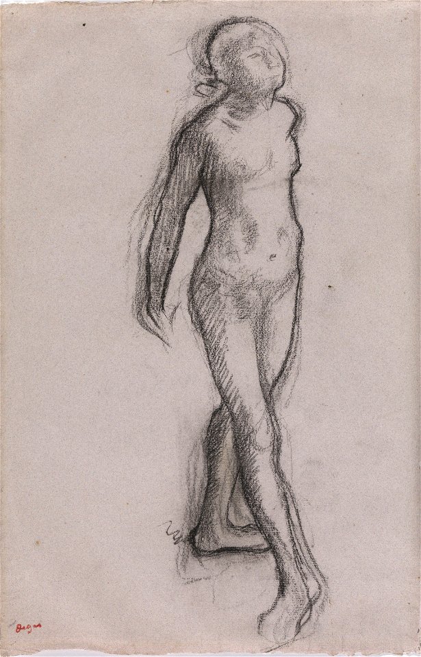 Degas - Study of a Nude Dancer, NG.K&H.B.15574