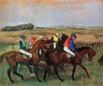 Edgar Degas - Les Courses
