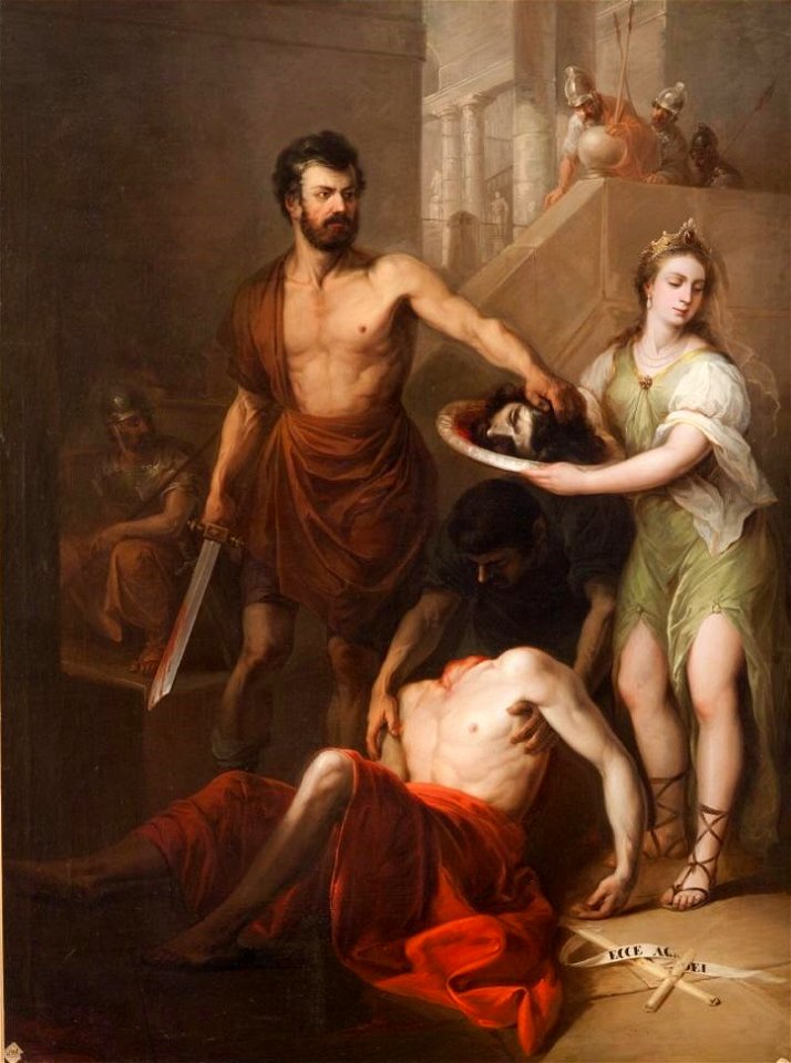 Degollación del Bautista, de Antonio Cabral Bejarano (Real Academia de Bellas Artes de San Fernando)