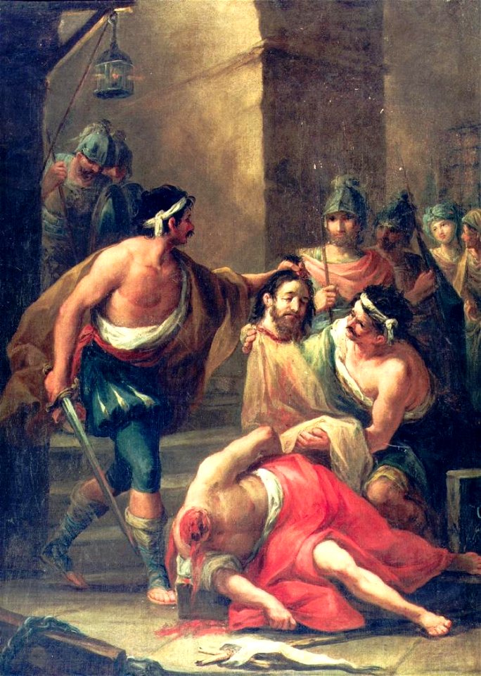 Degollación de San Juan Bautista, de Mariano Salvador Maella (Museo Lázaro Galdiano, Madrid)