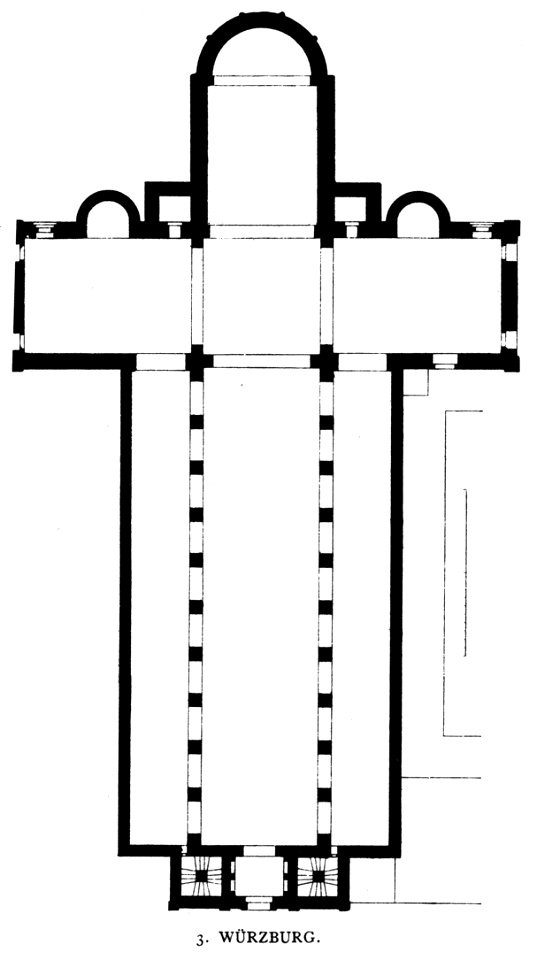 Dehio 48 Würzburg Dom - Free Stock Illustrations | Creazilla