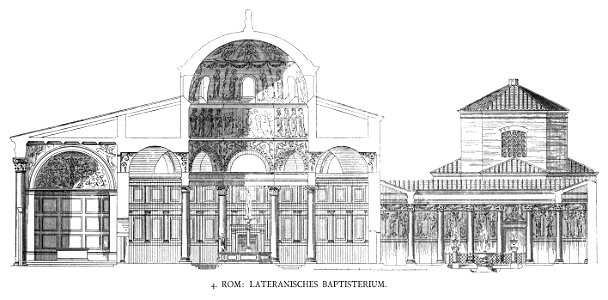 Dehio 7 Rome Lateran Battisterio Section