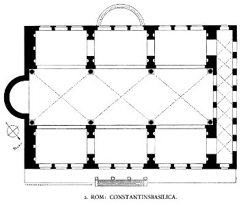 Dehio 6 Basilica of Maxentius Floor plan