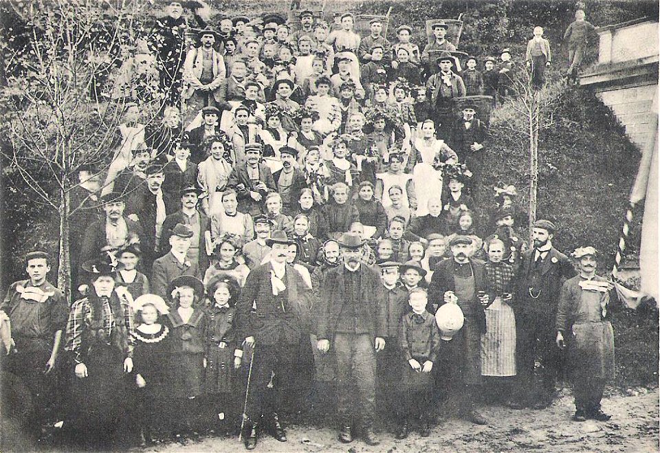 Deidesheim Weinlese 1907