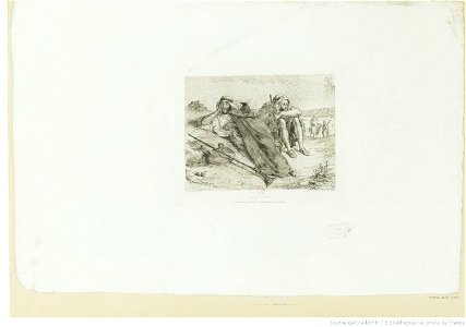 Delacroix - Arabes d'Oran, 4e état, btv1b100296460