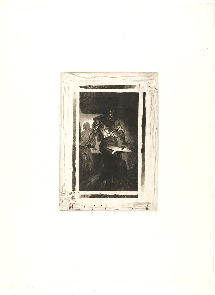 Delacroix - Blacksmith, 1927.2689