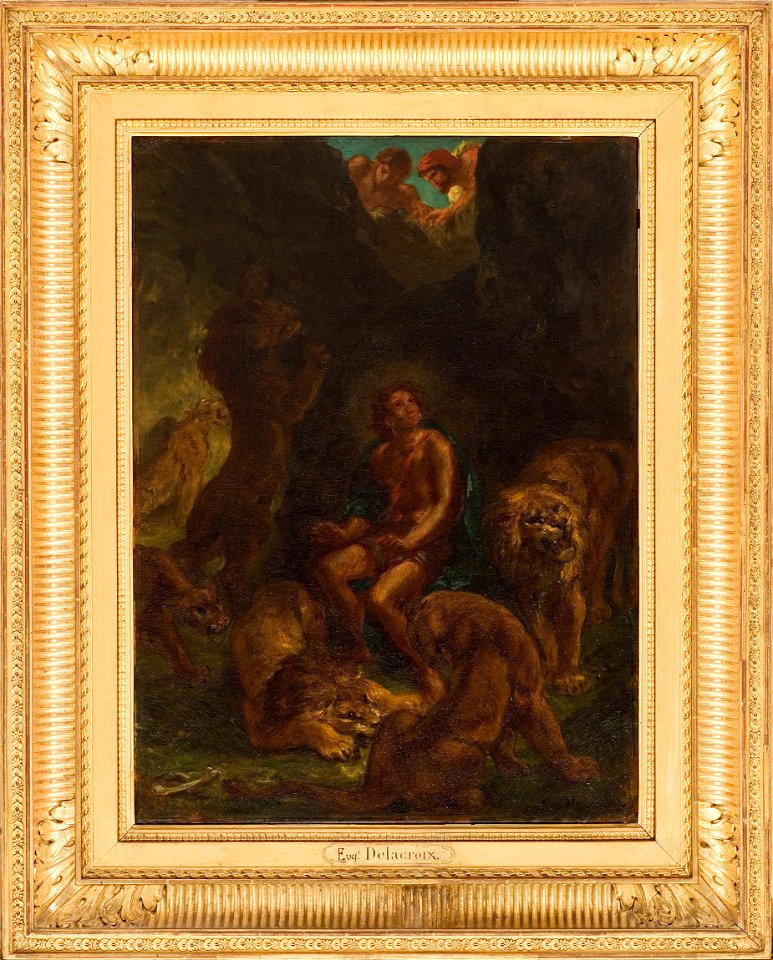 Delacroix - Daniel dans la fosse aux lions, 1849