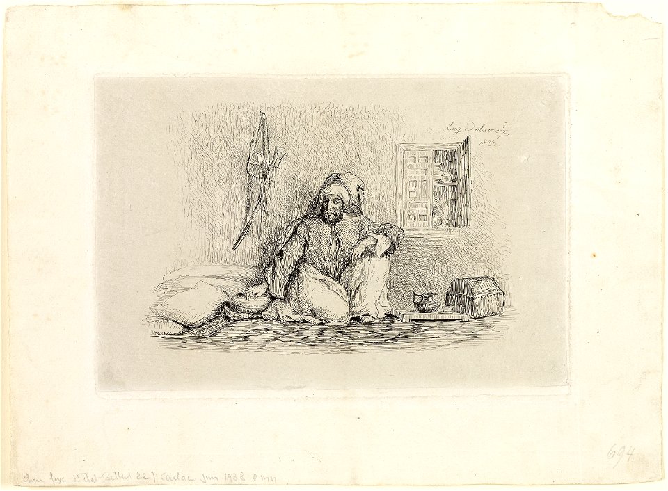 Delacroix - Chief Mohammed-Ben-Abou, 1979.658