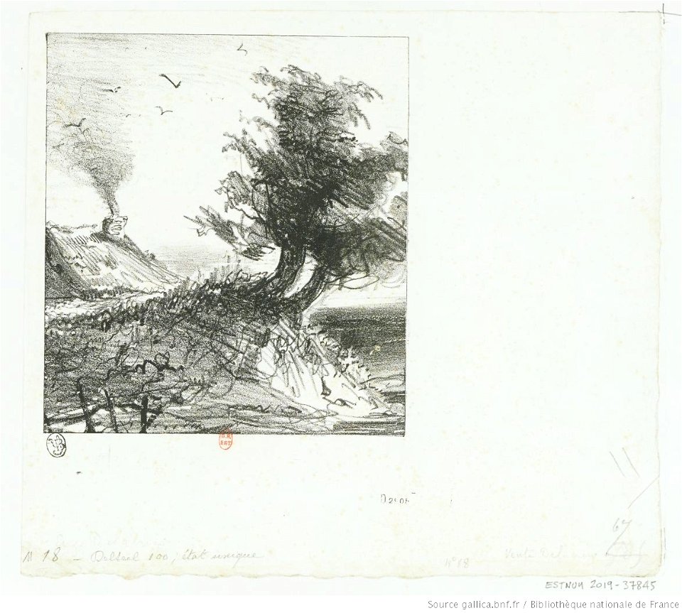 Delacroix - Croquis de Paysage, btv1b100298224