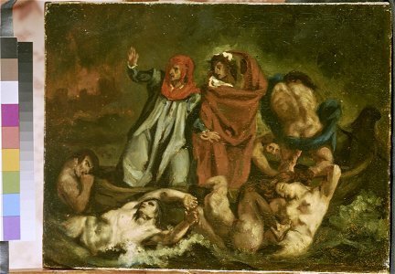 Delacroix - Die Dantebarke, 1822
