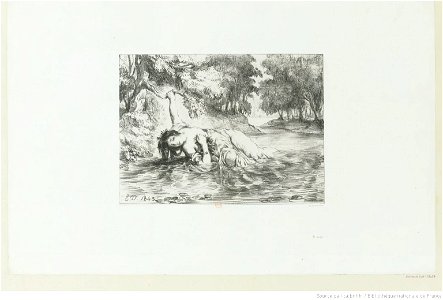 Delacroix - Et d'abord ses habits étalés et flottants, 4e état, btv1b10461685s