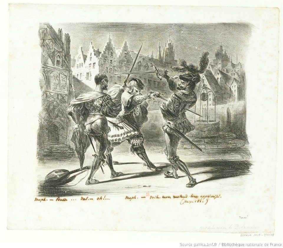 Delacroix - Duel de Faust et de Valentin, 2e état, btv1b10029755b
