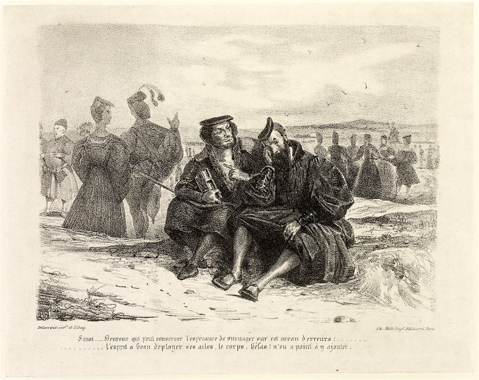 Delacroix - Faust and Wagner, 1935.31