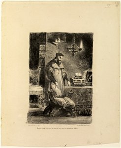 Delacroix - Faust in His Study, 1930.1286