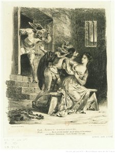Delacroix - Faust dans la prison de Marguerite, 2e état, btv1b10029776m