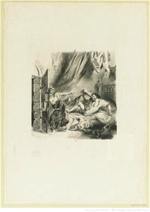 Delacroix - Fronte-Boeuf et la Sorcière, btv1b10461563p