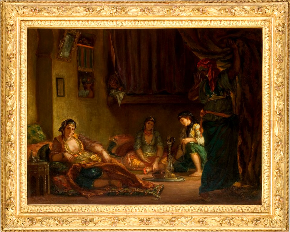 Delacroix - Femmes d'Alger dans leur intérieur, 1849