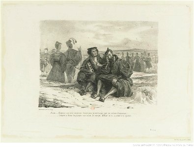 Delacroix - Faust et Wagner, 6e état, btv1b10461718m