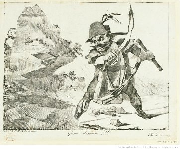 Delacroix - Gare derrière !!!!, btv1b10461572n