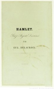 Delacroix - Hamlet Seize Sujets Dessinés, btv1b10029826x