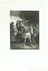 Delacroix - Goetz blessé recueilli par les Bohémiens, btv1b10029857m