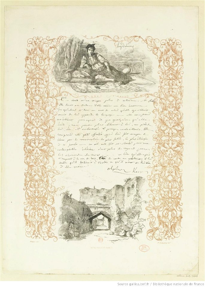 Delacroix - Juive d'Alger et une rue à Alger, btv1b10029825g
