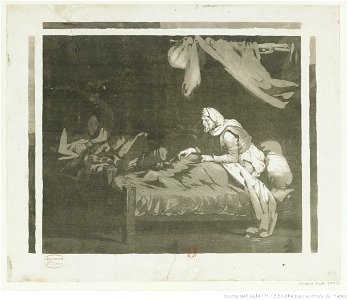 Delacroix - Intérieur d'hôpital militaire, btv1b104615911