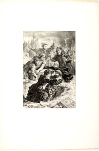 Delacroix - Hamlet and Laertes in Ophelia’s Grave, 1949.618