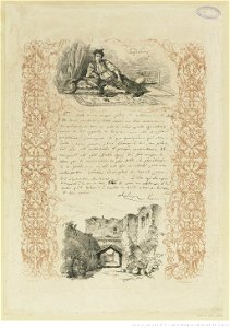 Delacroix - Juive d'Alger et une rue à Alger, btv1b10461833k
