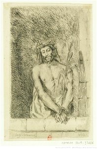Delacroix - Le Christ au roseau, 2e état, btv1b10029886d