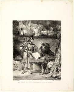 Delacroix - Mephistopheles Appearing to Faust, 1930.1257