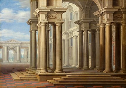 Dirck van Delen - Hoher Säulenbau - GG 755 - Kunsthistorisches Museum