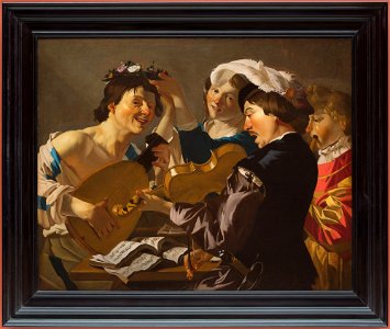 Dirck Van Baburen - The Concert - 2010.17 - Detroit Institute of Arts