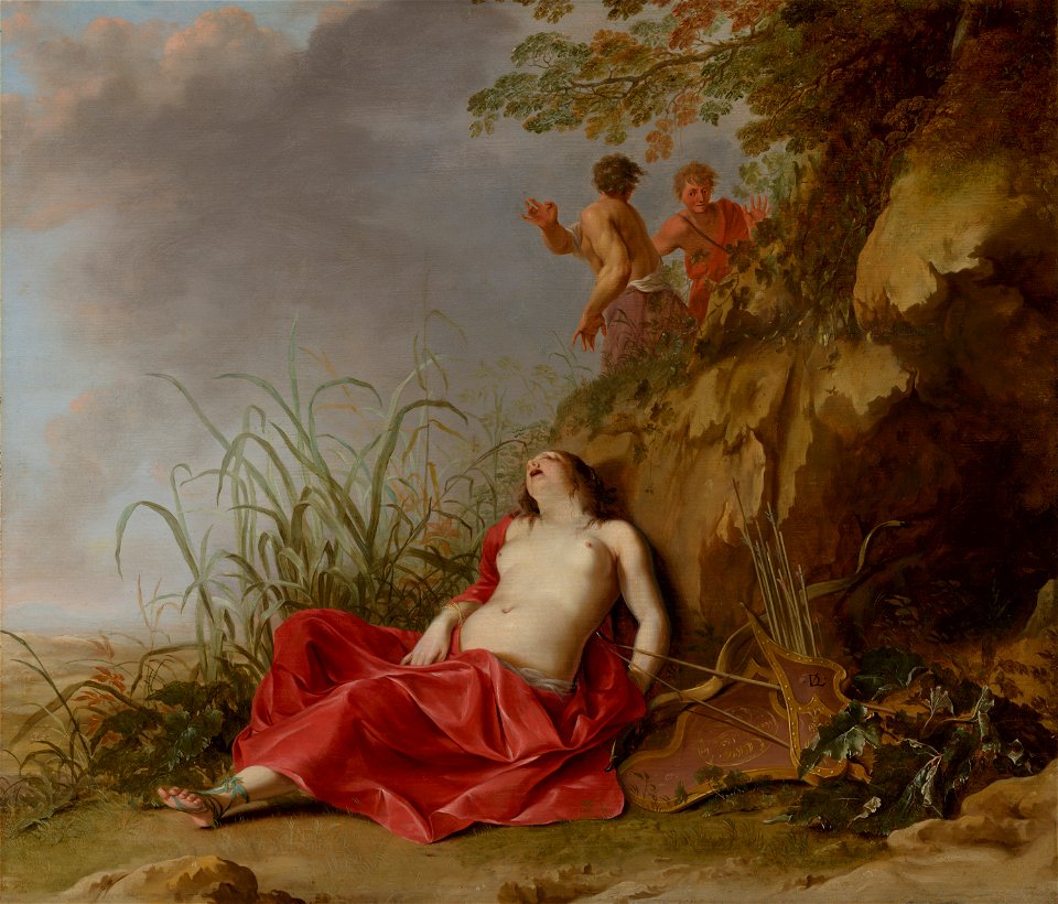 Dirck van der Lisse - A Hunting Nymph, Asleep - 1093 - Mauritshuis