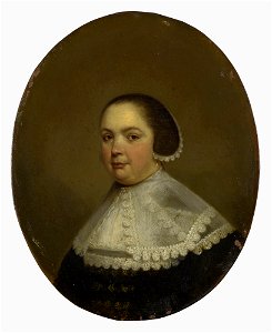 Dirck van der Lisse - Portret van een onbekende vrouw - RCIN 404652 - Royal Collection