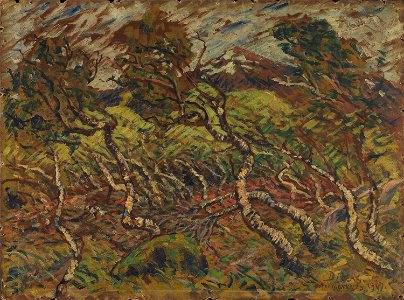 Edvard Diriks - Dwarf Birch in Storm - NG.M.00820 - National Museum of Art, Architecture and Design