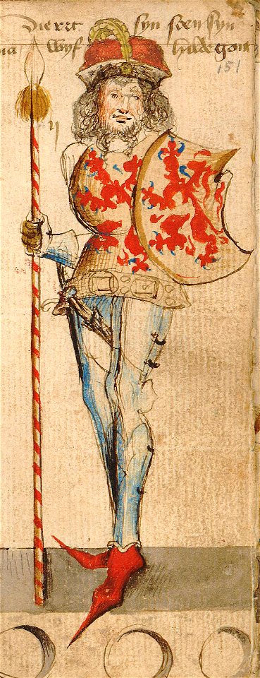 Dirk II, Count of Holland, by Hendrik van Heessel