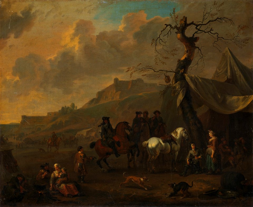 Dirk Maas - Een kampement - 1478 (OK) - Museum Boijmans Van Beuningen