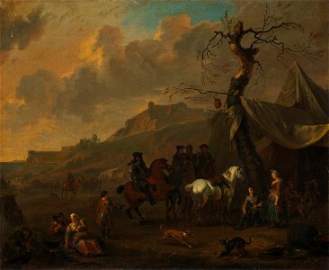 Dirk Maas - Een kampement - 1478 (OK) - Museum Boijmans Van Beuningen