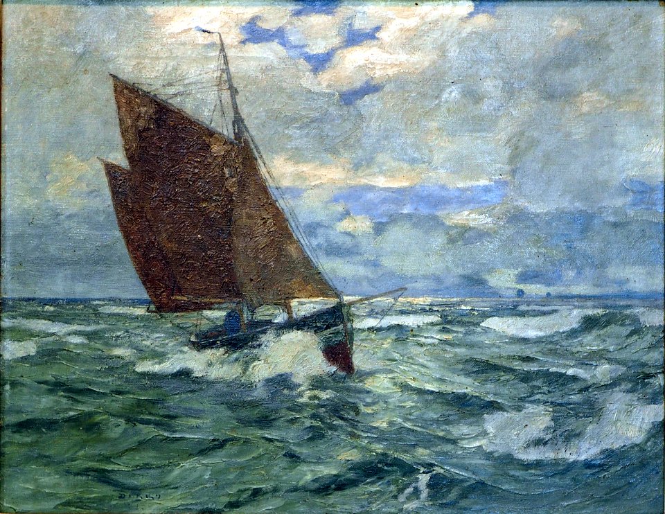 Dirks Fischerboote auf hoher See@Albert König Museum20160904